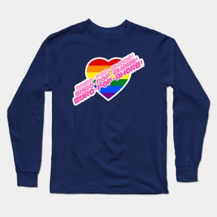 Rainbow Heart Amore Long Sleeve T-Shirt